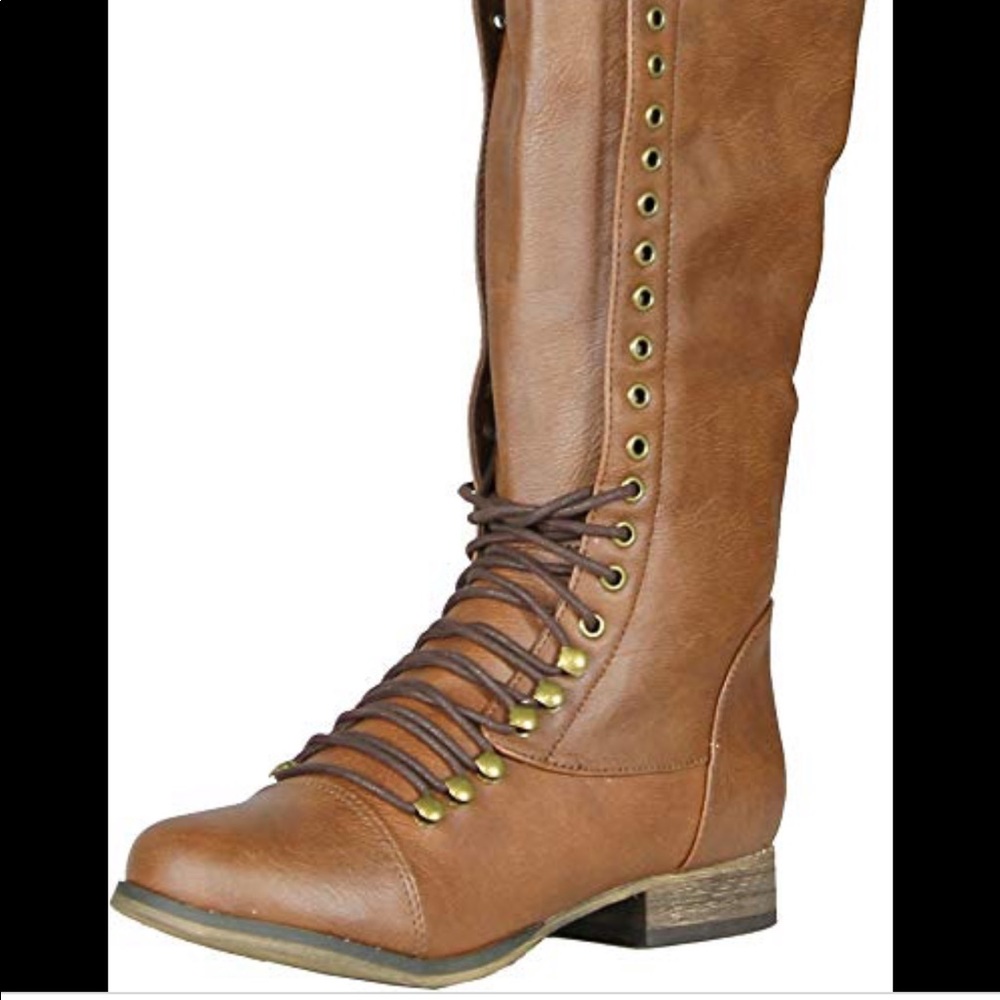 NIB KNEE HIGH LEAVE UP BOOT